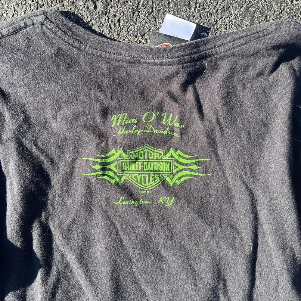 Y2K Harley Davidson Graphic Woman's shirt size XL - Picture 3 of 3
